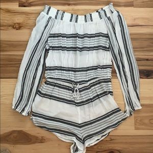 Linen romper / swim suit cover